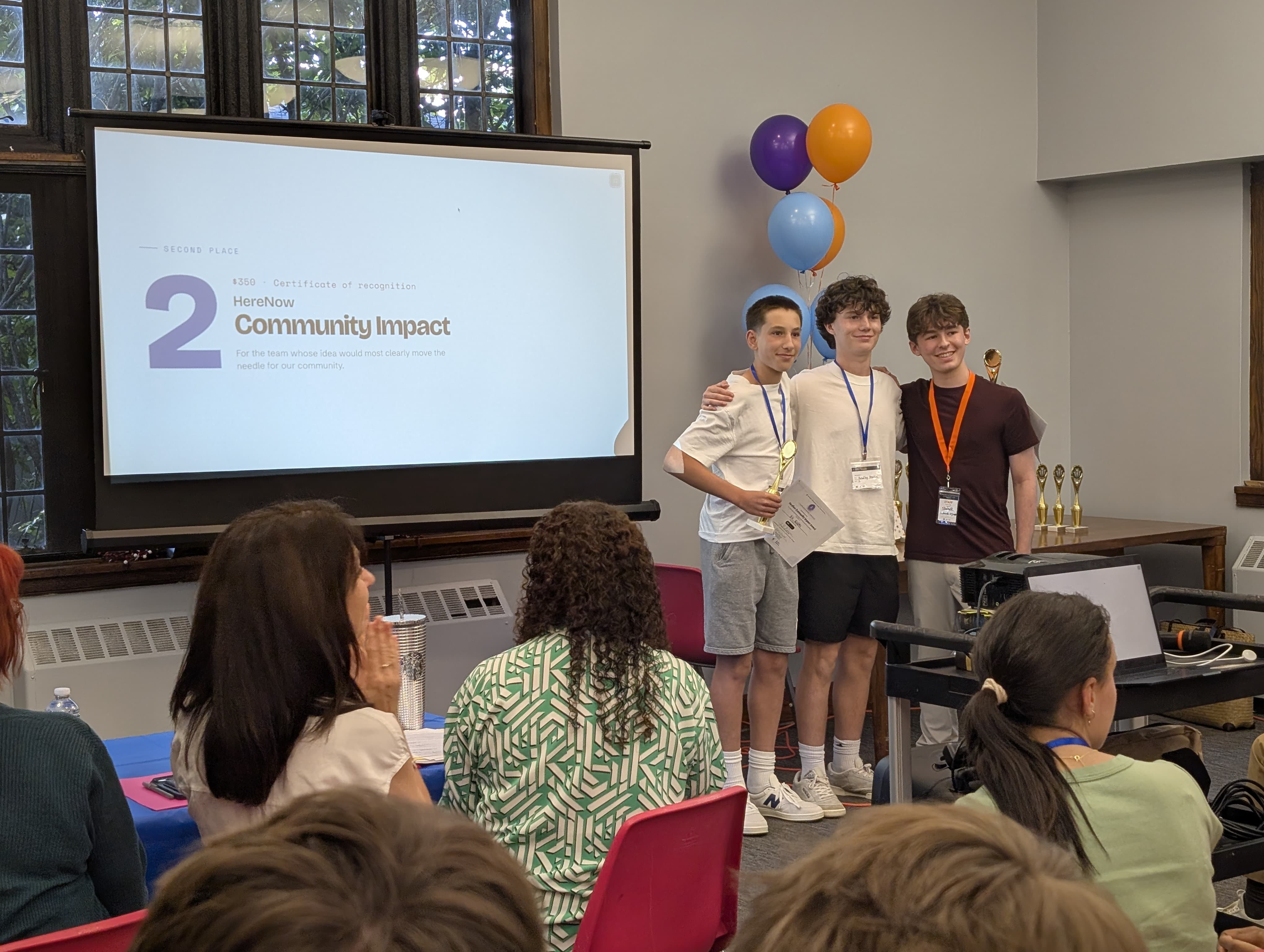 Kinnect team — 2nd place
